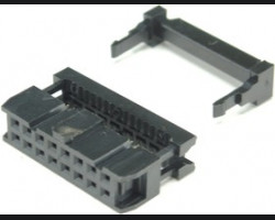 IDC-16F, Розетка 2.54мм на шлейф 16 pin